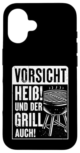 Vorsicht Heiß Und Der Grill Auch Grillparty Grillliebhaber Hülle für iPhone 16 Vorsicht Heiß Und Der Grill Auch Grillparty Grillliebhaber Hülle für iPhone 16 von Vorsicht Heiß Und Der Grill Auch BBQ Spruch Hobby