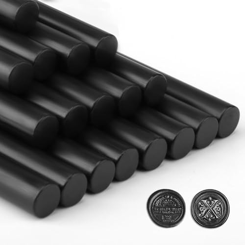 Siegelwachs Sticks, Vosypoky 18 Stücke Siegellack Wachs Sticks für Siegelwachs - Perfekt für Briefe, Dokumente und Exquisite Siegellack von Vosypoky