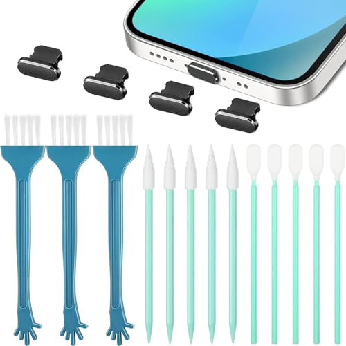 Votvlog 17 Stück USB C Reinigungsset, Handy Sauber Machen Set, Reinigungsset Handy Reinigung, Verwendet Zum Reinigen USB-Ladeanschlusses und KopfhöRerbuchse für Meiste Typ-C Handy Tablet Zubehör Votvlog 17 Stück USB C Reinigungsset, Handy Sauber Machen Set, Reinigungsset Handy Reinigung, Verwendet Zum Reinigen USB-Ladeanschlusses und KopfhöRerbuchse für Meiste Typ-C Handy Tablet Zubehör von Votvlog