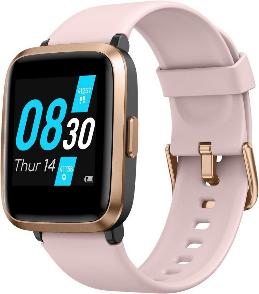 Vowtop Smartwatch (1,3 Zoll, Android, iOS), Wasserdichte Fitness-Tracker mit Herzfrequenz- und Schlafüberwachung von Vowtop