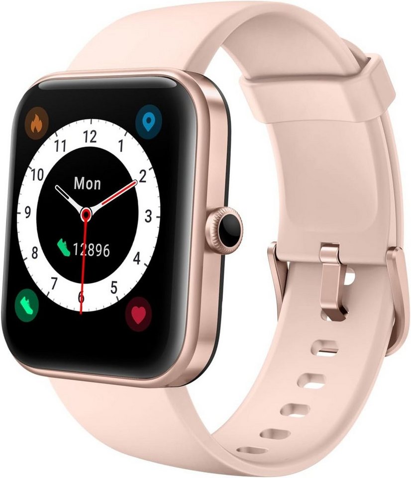 Vowtop Smartwatch (1,69 Zoll, Android, iOS), Blutsauerstoff, Herzfrequenz,Schlaf,Fitness-Tracker,Benachrichtigungen von Vowtop