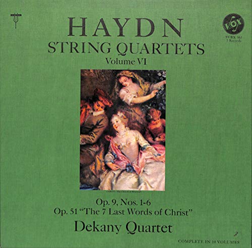 Haydn: String Quartets Vol. VI; op. 9, Nos. 1-6; op. 51 The Last Words of Christ - SVBX 563 - Vinyl Box von Vox