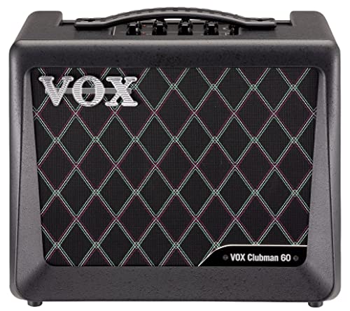 Vox Clubman 60-50W Combo-Verstärker für Semi/Fully Hollow Body Gitarren – 2 Kanäle mit Nutube Vakuum Technologie – Schwarz von Vox
