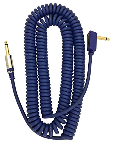 Vox - VCC090BL - 9m Vintage Coiled Cable with Mesh Carry Bag - Blue von Vox