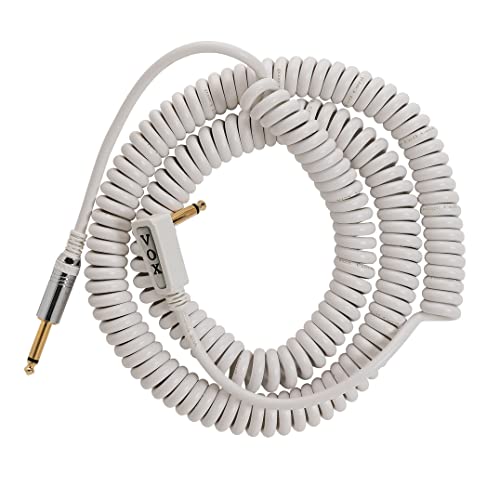 Vox - VCC090WH - 9m Vintage Coiled Cable with Mesh Carry Bag - White von Vox