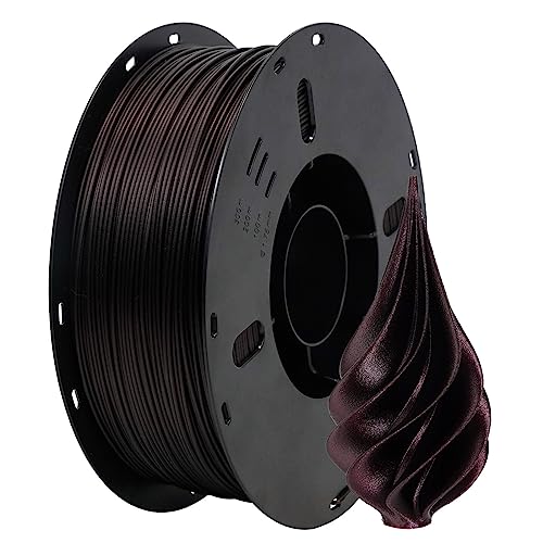 FilaBees Voxelab PLA Kohlefaser 3D-Drucker-Filament, PLA-Filament, 1,75 mm Maßgenauigkeit +/- 0,02 mm, 1 kg Spule, 1,75 mm, passend für die meisten FDM-Drucker, Marsala von Voxelab
