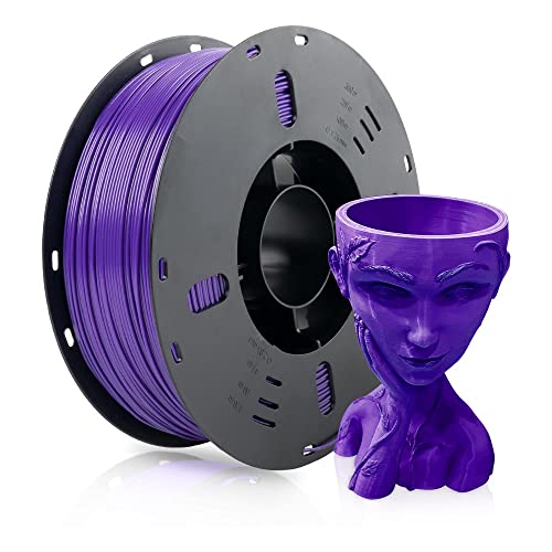 VOXELAB 3D-Drucker-Filament, 1,75 mm PLA Pro (PLA+) Filament, Maßgenauigkeit +/- 0,02 mm, 3D-Druckmaterial 1 kg/Spule (ABS Pro, Lila) von Voxelab