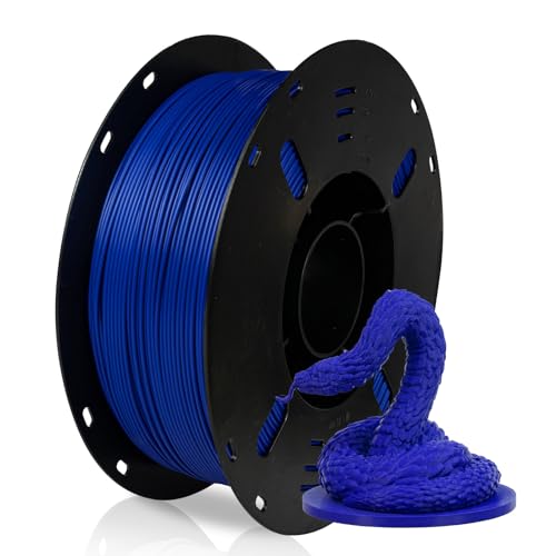 FilaBees 3D Drucker Filament PLA Filament 1.75mm, sauber gewickelte 3D Druck Filamente, PLA 1kg Maßgenauigkeit +/- 0.02mm, starke Zähigkeit, Vakuumverpackung, PLA Blau von Voxelab