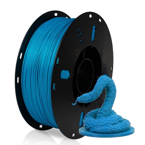 VOXELAB PLA 3D-Drucker-Filament, Maßgenauigkeit +/- 0,02 mm, 1 kg Spule (1,0 kg), 1,75 mm, passend für die meisten FDM-Drucker, hellblau von Voxelab