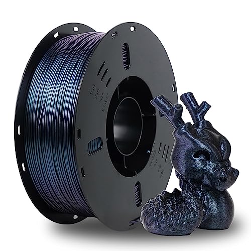 VOXELAB PLA Filament 1.75mm, Hochwertiges 3D Drucker Filament PLA, Gute Haftung für 3D Druck, Vakuumverpackung, Ordentliche Spule, Präzise Maßgenauigkeit +/- 0.02 mm, 1kg (2.2lbs) Burnt Titanium von Voxelab