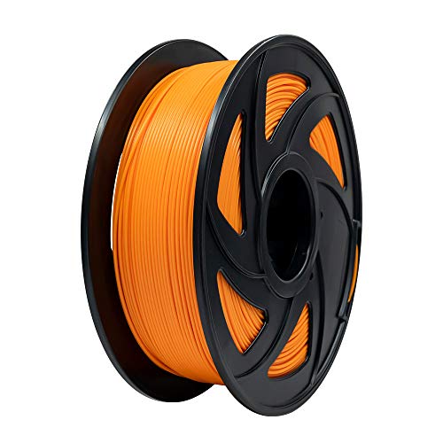 VOXELAB PLA Pro Filament 1.75mm, Hochwertiges 3D Drucker Filament PLA Pro, Gute Haftung für 3D Druck, Vakuumverpackung, Ordentliche Spule, Präzise Maßgenauigkeit +/- 0.02 mm, 1kg (2.2lbs) Orange von Voxelab