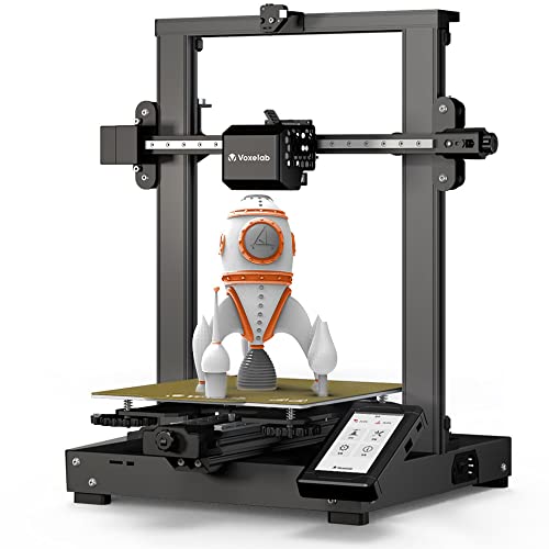 Voxelab 3D-Drucker Aquila D1, automatische Nivellierungs-3D-Drucker mit Linearführung, Dual-Gear-Direktextruder, 300℃ Hochtemperaturdruckunterstützung mehrere Filamente, Druckgröße 235x235x250mm von Voxelab