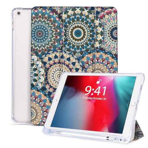 Vozehui 10.2 Zoll Hülle für iPad 9/8/7 Generation Hülle mit Bleistifthalte, Dreifach Stand Leichtgewicht Schutzhülle mit Auto Sleep Wake für iPad Hülle 10.2 Zoll 2021/2020/2019 von Vozehui