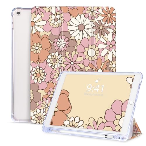 Vozehui 10.2 Zoll Hülle für iPad 9th/8th/7th Generation Hülle mit Pencil Holder，Tri-fold Ständer Auto Sleep Wake Stoßfeste Hülle für iPad Hülle 10.2 Zoll 2021/2020/2019 von Vozehui