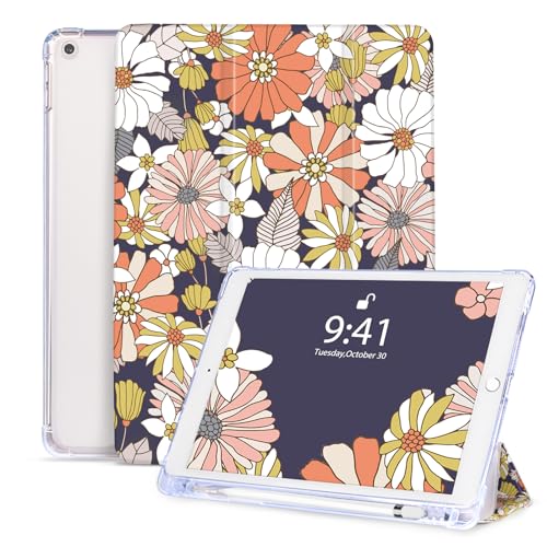 Vozehui 10.2 Zoll Hülle für iPad 9th/8th/7th Generation Hülle mit Pencil Holder，Tri-fold Ständer Auto Sleep Wake Stoßfeste Hülle für iPad Hülle 10.2 Zoll 2021/2020/2019 von Vozehui