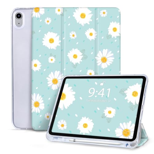 Vozehui 10.9 Zoll Hülle für iPad (A16) 11th Generation 11 Inch 2025＆iPad 10 Generation Hülle 2022 mit Bleistifthalter, Tri-Fold Ständer Schutzhülle Intelligente Gehäuse mit Automatische Weckfunktion von Vozehui