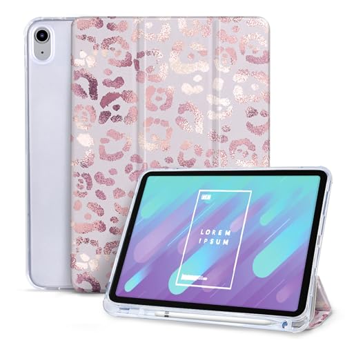 Vozehui 10.9 Zoll Hülle für iPad 10 Generation 2022 mit Bleistifthalter, Tri-Fold Ständer Schlanke Leichte Schutzhülle, Intelligente Automatische Weckfunktion von Vozehui