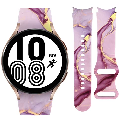 Vozehui 20mm Armband Kompatibel mit Galaxy Watch 7/6/5/4 40mm 44mm, Silikon Marmormuster Bedruckte Ersatzbänder für Samsung Galaxy Watch 7/6/5/4, Galaxy Watch5 Pro/Galaxy Watch 4 Classic 42mm 46mm Vozehui 20mm Armband Kompatibel mit Galaxy Watch 7/6/5/4 40mm 44mm, Silikon Marmormuster Bedruckte Ersatzbänder für Samsung Galaxy Watch 7/6/5/4, Galaxy Watch5 Pro/Galaxy Watch 4 Classic 42mm 46mm von Vozehui