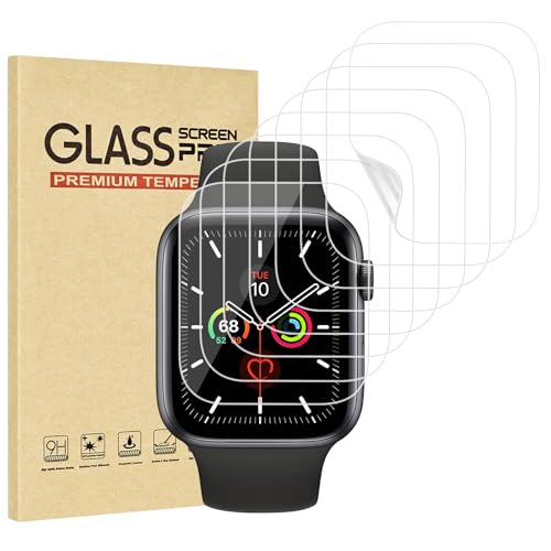 Vozehui 8-Stück für Apple Watch 4/5/6/SE 40mm Schutzfolie, Flexible TPU, für Apple Watch 4/5/6/SE 40mm Displayschutz, Blasenfreie, Weich HD Klar Displayfolie, Anti-Staub Vozehui 8-Stück für Apple Watch 4/5/6/SE 40mm Schutzfolie, Flexible TPU, für Apple Watch 4/5/6/SE 40mm Displayschutz, Blasenfreie, Weich HD Klar Displayfolie, Anti-Staub von Vozehui