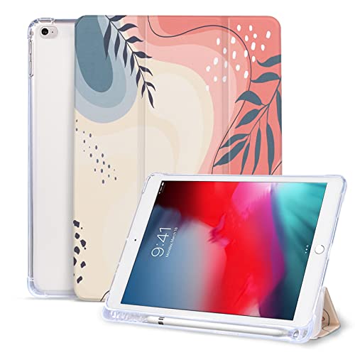 Vozehui 9.7 Zoll Hülle für iPad 5/6. Generation Case mit Pencil Halter, mit Daisy Bear Heart Design Tri-Fold Stand Schutzhülle mit Auto Sleep Wake für iPad Hülle 9.7 Zoll 2017/2018 von Vozehui