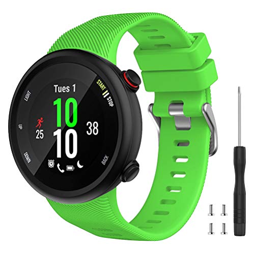 Vozehui Armband Kompatibel mit Garmin Forerunner 45S,Soft Silikon Sport Ersatz Armbänder für Garmin Forerunner 45S für Frauen und Männer von Vozehui