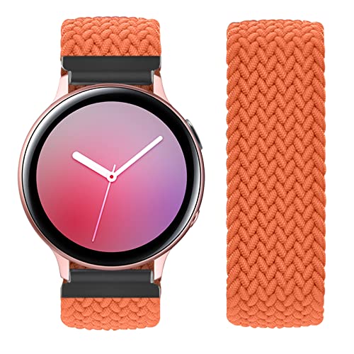 Vozehui Elastische Armbänder, 20 mm, kompatibel mit Samsung Galaxy Watch 4 Classic/Active 2/Galaxy Watch 3 41 mm/Galaxy Watch 42 mm/Garmin Forerunner 245, geflochtenes Nylonarmband für Sportschnalle Vozehui Elastische Armbänder, 20 mm, kompatibel mit Samsung Galaxy Watch 4 Classic/Active 2/Galaxy Watch 3 41 mm/Galaxy Watch 42 mm/Garmin Forerunner 245, geflochtenes Nylonarmband für Sportschnalle von Vozehui
