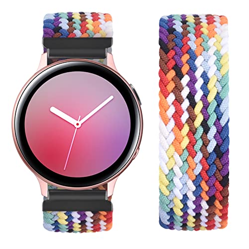 Vozehui Elastisches Armband 20mm Kompatibel für Samsung Galaxy Watch 6/5/4 40mm 44mm/Watch 4 Classic 42mm 46mm/Galaxy Watch 5 Pro/Galaxy Watch 6 Classic 43mm 47mm Geflochtenes Solo Loop Armband Vozehui Elastisches Armband 20mm Kompatibel für Samsung Galaxy Watch 6/5/4 40mm 44mm/Watch 4 Classic 42mm 46mm/Galaxy Watch 5 Pro/Galaxy Watch 6 Classic 43mm 47mm Geflochtenes Solo Loop Armband von Vozehui