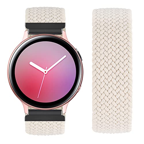 Vozehui Elastisches Armband 20mm Kompatibel für Samsung Galaxy Watch 7/6/5/4 40mm 44mm/Watch 4 Classic 42mm 46mm/Galaxy Watch 5 Pro/Galaxy Watch 6 Classic 43mm 47mm Geflochtenes Solo Loop Armband Vozehui Elastisches Armband 20mm Kompatibel für Samsung Galaxy Watch 7/6/5/4 40mm 44mm/Watch 4 Classic 42mm 46mm/Galaxy Watch 5 Pro/Galaxy Watch 6 Classic 43mm 47mm Geflochtenes Solo Loop Armband von Vozehui