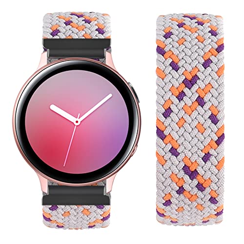Vozehui Elastisches Armband 20mm Kompatibel für Samsung Galaxy Watch 7/6/5/4 40mm 44mm/Watch 4 Classic 42mm 46mm/Galaxy Watch 5 Pro/Galaxy Watch 6 Classic 43mm 47mm Geflochtenes Solo Loop Armband Vozehui Elastisches Armband 20mm Kompatibel für Samsung Galaxy Watch 7/6/5/4 40mm 44mm/Watch 4 Classic 42mm 46mm/Galaxy Watch 5 Pro/Galaxy Watch 6 Classic 43mm 47mm Geflochtenes Solo Loop Armband von Vozehui