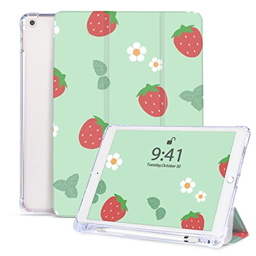Vozehui Hülle für iPad 9/8/7 Generation 10.2 Zoll Hülle mit Stifthalter, Dreifach Stand Schutzhülle mit Auto Sleep Wake für iPad Hülle 2021/2020/2019 10.2 Zoll von Vozehui