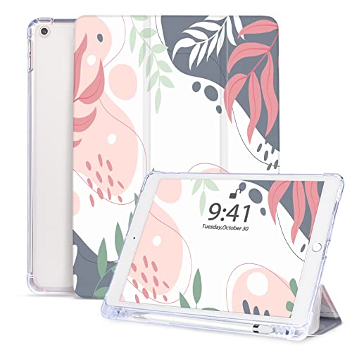 Vozehui Hülle für iPad 9/8/7 Generation 10.2 Zoll mit Stifthalter, Dreifach Stand Schutzhülle, Auto Sleep Wake für iPad 2021/2020/2019 von Vozehui