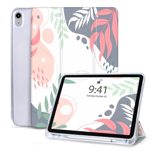 Vozehui Hülle für iPad Air 11 Zoll M2 2024 iPad Air 6/iPad Air 5 Generation 2022/iPad Air 4 Generation 2020 10.9 Zoll, Dreifach Faltständer Schutzhülle mit Automatisches Ruhen/Wecken Hülle von Vozehui