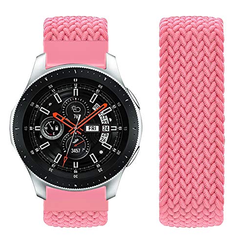 Vozehui Kompatibel mit Samsung Galaxy Watch 46 mm, 22 mm, elastisches, weiches Nylon, Kiniting-Sportarmband, Ersatzband für Samsung Gear S3 Frontier/Gear S3 Classic/Galaxy Watch 22 mm, Damen und Herren Vozehui Kompatibel mit Samsung Galaxy Watch 46 mm, 22 mm, elastisches, weiches Nylon, Kiniting-Sportarmband, Ersatzband für Samsung Gear S3 Frontier/Gear S3 Classic/Galaxy Watch 22 mm, Damen und Herren von Vozehui