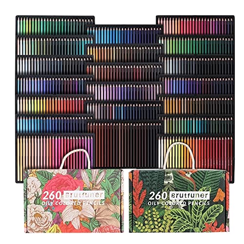 Vozuna 520 Buntstifte Set Professionelles öliges Buntstifte für Erwachsene zum Ausmalen, Zeichnen und Schattieren… von Vozuna