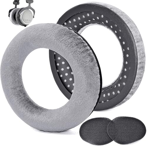 Vroxdrez Ersatz Ohrpolster (Grau),Weiche & verdickte Earpads geeignet für DT 770 Pro, DT 880 Pro & DT 990 Pro, Kompatibel Kopfhörern von Vroxdrez