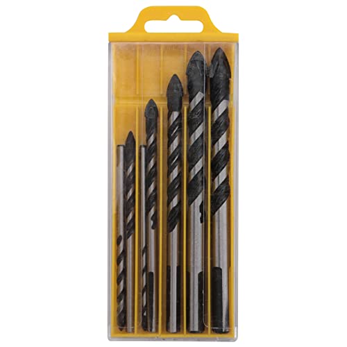 7-teiliges Steinbohrer-Set mit Wolframkarbidspitze für Porzellan, Keramik, Fliesen, Beton, Ziegel (3, 4, 5, 6, 8, 10, 12 mm) von Vrttlkkfe