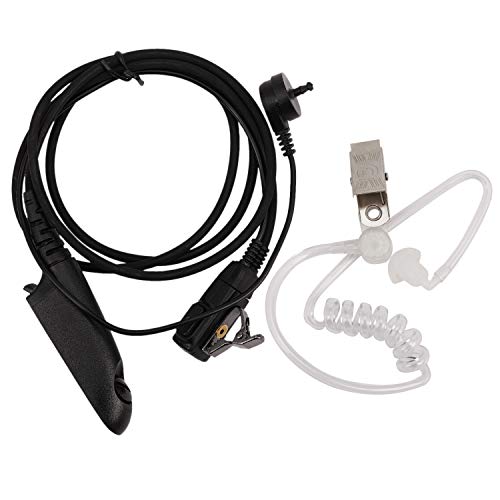 Vrttlkkfe Akustikschlauch-Ohrhörer, Mikrofon-Headset PTT für GP380, tragbares Walkie-Talkie 340, GP328, GP1280, PRO5150, GP338 Vrttlkkfe Akustikschlauch-Ohrhörer, Mikrofon-Headset PTT für GP380, tragbares Walkie-Talkie 340, GP328, GP1280, PRO5150, GP338 von Vrttlkkfe