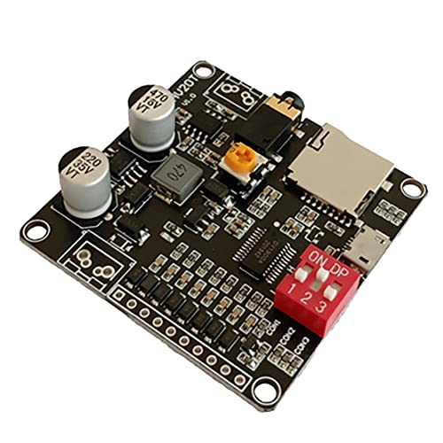 Vrttlkkfe DY-HV20T Sprachwiedergabe-Modul, 12 V/24 V, 10 W/20 W, Verstärker, unterstützt SD-Karte, MP3, Musik-Player für Vrttlkkfe DY-HV20T Sprachwiedergabe-Modul, 12 V/24 V, 10 W/20 W, Verstärker, unterstützt SD-Karte, MP3, Musik-Player für von Vrttlkkfe