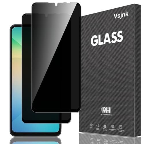 Vsjnk Anti-Spähen Sichtschutz für Samsung Galaxy A06/Galaxy A05 mit 2 Stück Privatsphäre Tempered Glass Folie 9H Panzer Schutz Glas HD Displayschutzfolie,kompatible mit Galaxy A06 Vsjnk Anti-Spähen Sichtschutz für Samsung Galaxy A06/Galaxy A05 mit 2 Stück Privatsphäre Tempered Glass Folie 9H Panzer Schutz Glas HD Displayschutzfolie,kompatible mit Galaxy A06 von Vsjnk