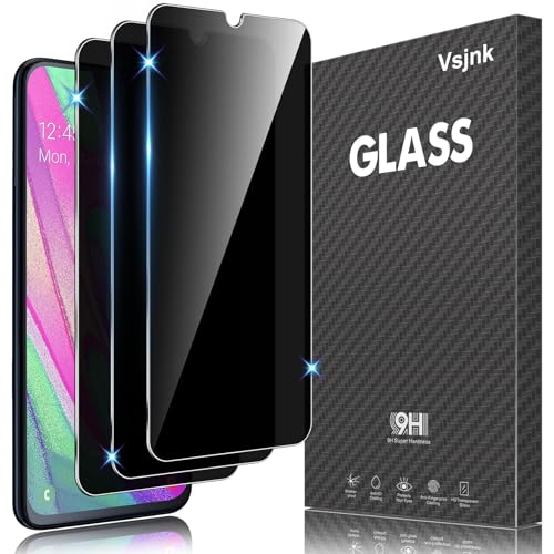 Vsjnk Anti-Spähen Sichtschutz für Samsung Galaxy A40 mit 3 Stück Privatsphäre Tempered Glass Folie 9H Panzer Schutz Glas HD Displayschutzfolie,kompatible mit Galaxy A40 Vsjnk Anti-Spähen Sichtschutz für Samsung Galaxy A40 mit 3 Stück Privatsphäre Tempered Glass Folie 9H Panzer Schutz Glas HD Displayschutzfolie,kompatible mit Galaxy A40 von Vsjnk