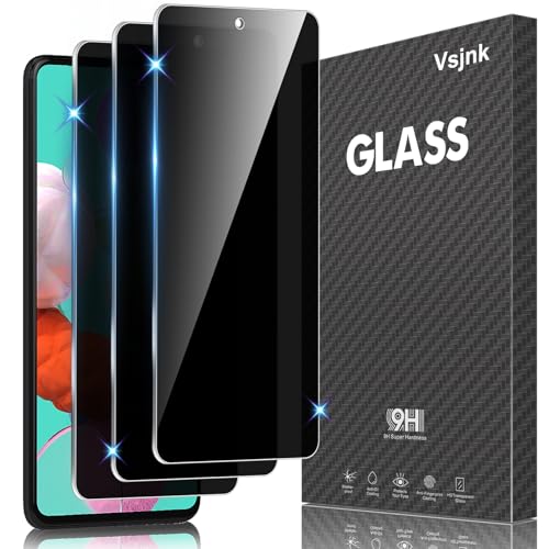 Vsjnk Anti-Spähen Sichtschutz für Samsung Galaxy A51 mit 3 Stück Privatsphäre Tempered Glass Folie 9H Panzer Schutz Glas HD Displayschutzfolie,kompatible mit Galaxy A51 Vsjnk Anti-Spähen Sichtschutz für Samsung Galaxy A51 mit 3 Stück Privatsphäre Tempered Glass Folie 9H Panzer Schutz Glas HD Displayschutzfolie,kompatible mit Galaxy A51 von Vsjnk