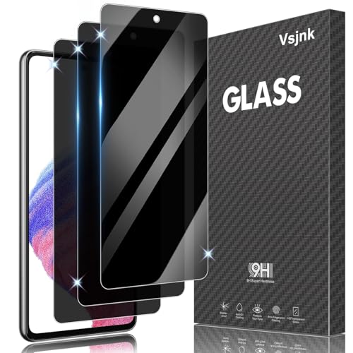 Vsjnk Anti-Spähen Sichtschutz für Samsung Galaxy A53/A52S/A52 mit 3 Stück Privatsphäre Tempered Glass Folie 9H Panzer Schutz Glas HD Displayschutzfolie,kompatible mit Galaxy A53 Vsjnk Anti-Spähen Sichtschutz für Samsung Galaxy A53/A52S/A52 mit 3 Stück Privatsphäre Tempered Glass Folie 9H Panzer Schutz Glas HD Displayschutzfolie,kompatible mit Galaxy A53 von Vsjnk
