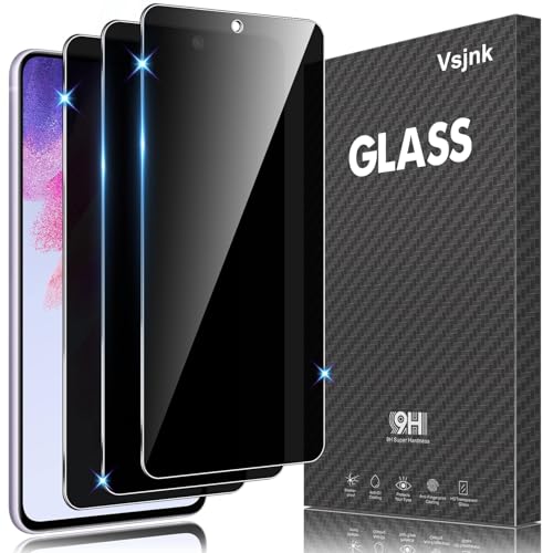 Vsjnk Anti-Spähen Sichtschutz für Samsung Galaxy S21 FE mit 3 Stück Privatsphäre Tempered Glass Folie 9H Panzer Schutz Glas HD Displayschutzfolie,kompatible mit Galaxy S21 FE Vsjnk Anti-Spähen Sichtschutz für Samsung Galaxy S21 FE mit 3 Stück Privatsphäre Tempered Glass Folie 9H Panzer Schutz Glas HD Displayschutzfolie,kompatible mit Galaxy S21 FE von Vsjnk