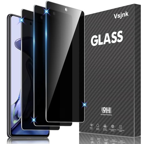 Vsjnk Anti-Spähen Sichtschutz für Xiaomi 11T/11T Pro mit 3 Stück Privatsphäre Tempered Glass Folie 9H Panzer Schutz Glas HD Displayschutzfolie,kompatible mit Xiaomi 11T Vsjnk Anti-Spähen Sichtschutz für Xiaomi 11T/11T Pro mit 3 Stück Privatsphäre Tempered Glass Folie 9H Panzer Schutz Glas HD Displayschutzfolie,kompatible mit Xiaomi 11T von Vsjnk