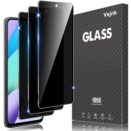 Vsjnk Anti-Spähen Sichtschutz für Xiaomi Redmi 10/Redmi 10 2022 mit 3 Stück Privatsphäre Tempered Glass Folie 9H Panzer Schutz Glas HD Displayschutzfolie,kompatible mit Redmi 10 Vsjnk Anti-Spähen Sichtschutz für Xiaomi Redmi 10/Redmi 10 2022 mit 3 Stück Privatsphäre Tempered Glass Folie 9H Panzer Schutz Glas HD Displayschutzfolie,kompatible mit Redmi 10 von Vsjnk