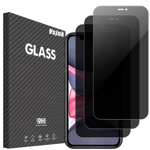 Vsjnk Anti-Spähen Sichtschutz fur iPhone 11 / iPhone XR mit 3 Stück Privatsphäre Panzer Schutz Glas Folie 9H Härte Tempered Glass HD Displayschutzfolie,kompatible mit iPhone 11/XR Vsjnk Anti-Spähen Sichtschutz fur iPhone 11 / iPhone XR mit 3 Stück Privatsphäre Panzer Schutz Glas Folie 9H Härte Tempered Glass HD Displayschutzfolie,kompatible mit iPhone 11/XR von Vsjnk