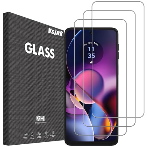 Vsjnk Displayschutzfolie aus gehärtetem Glas für Motorola Moto G54/G64/G73/G14/G32, 3-teiliger Displayschutz, HD-Glas, 9H-Härte, Glas, blasenfrei, kratzfest, kompatibel mit Motorola G54 Vsjnk Displayschutzfolie aus gehärtetem Glas für Motorola Moto G54/G64/G73/G14/G32, 3-teiliger Displayschutz, HD-Glas, 9H-Härte, Glas, blasenfrei, kratzfest, kompatibel mit Motorola G54 von Vsjnk