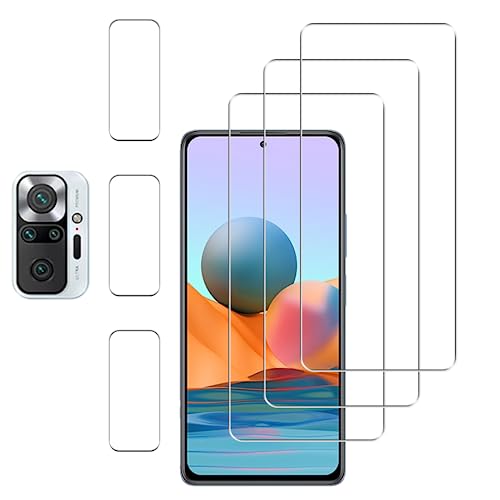 Vsjnk Panzer Schutz Glas für Xiaomi Redmi Note 10 Pro/Note 10 Pro Max mit 3 Stück Schutzfolie 3 X Kamera Panzerfolie,9H Härte Hartglas,HD Displayschutzfolie,kompatible mit Redmi Note 10 Pro Vsjnk Panzer Schutz Glas für Xiaomi Redmi Note 10 Pro/Note 10 Pro Max mit 3 Stück Schutzfolie 3 X Kamera Panzerfolie,9H Härte Hartglas,HD Displayschutzfolie,kompatible mit Redmi Note 10 Pro von Vsjnk