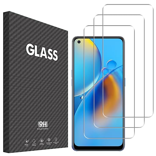 Vsjnk Screen Protector für OPPO A54 5G mit 3 Stück Panzer Schutz Glas 9H Härte Tempered Glass,Anti-Kratzen,Anti-Bläschen,HD Displayschutzfolie,kompatible mit OPPO A54 5G / OPPO A74 von Vsjnk
