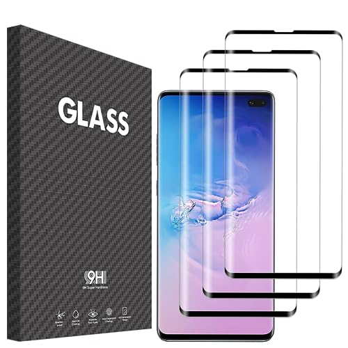 Vsjnk Screen Protector für Samsung Galaxy S10 mit 3 Stück Panzer Schutz Glas 9H Härte Tempered Glass,Anti-Kratzen,Anti-Bläschen,HD Displayschutzfolie,kompatible mit Samsung S10 von Vsjnk